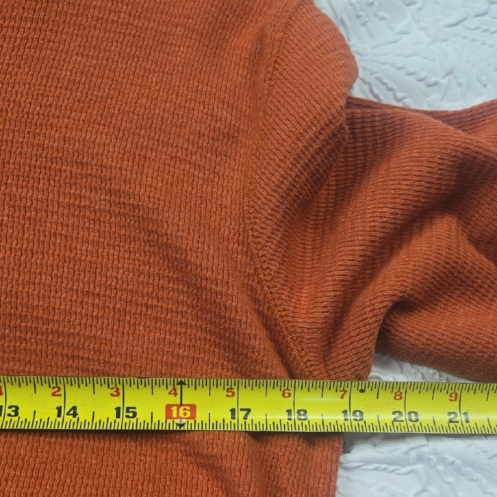 3/$10 Faded Glory Orange Crew Neck Top - Picture 4 of 6